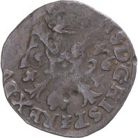 Monnaie, Pays-Bas Espagnols, Philippe II, Duit, 1596, Anvers, TTB, Cuivre - Other & Unclassified