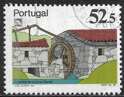 Portugal – 1986 Watermills 52.5 Used Stamp - Oblitérés