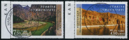 Türkiye 2022 Mi 4713-4714 Canyons: İncesu & Karaleylek | Landscapes - Used Stamps