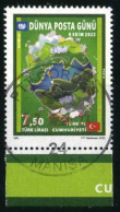 Türkiye 2022 Mi 4722 World Post Day | Flag, Joint Issues, U.P.U. - Gebruikt