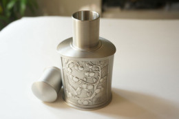 ROYAL SELANGOR PEWTER TEA CADDY (UNUSED) - Etains