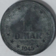 Yugoslavia - Dinar 1945, KM# 26 (#2425) - Yougoslavie