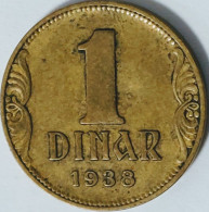 Yugoslavia - Dinar 1938, KM# 19 (#2426) - Yougoslavie