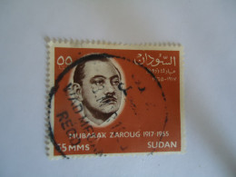 SUDAN  USED STAMPS   PEOPLES    WITH POSTMARK - Soudan (1954-...)