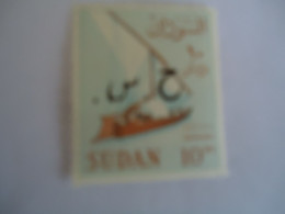 SUDAN  MNH  STAMPS  BOATS OVERPRINT - Soudan (1954-...)