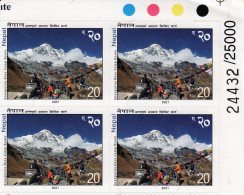 NEPAL Mt. Annapurna TRAFFIC LIGHT Block 2021 MnH - Autres & Non Classés