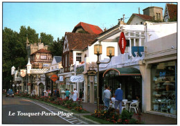 17403  LE TOUQUET PARIS PLAGE Le Village Suisse Et L'Avenue Saint Jean ( Carotte Débit Tabac, Terrasse)   (2 Scans) 62 - Le Touquet