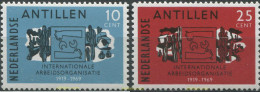 622975 MNH ANTILLAS HOLANDESAS 1969 50 AÑOS DEL PROGRESO DEL SERVICIO SOCIAL - Antillen