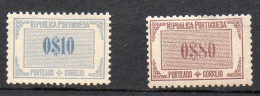 1923 Portogallo Segnatasse N. 50 E 56  MLH* - Nuovi