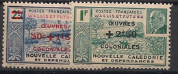 WALLIS ET FUTUNA - 1944 - N°Yv. 131 à 132 - Pétain - Neuf Luxe ** / MNH / Postfrisch - Unused Stamps