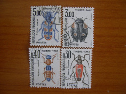 France  Taxe 109/112 Obl - 1960-.... Gebraucht