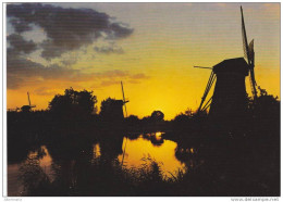 AKEO 66 Esperanto Card The Netherlands - Kinderdijk Windmills / Nederlando - Ventomueliloj - Esperanto