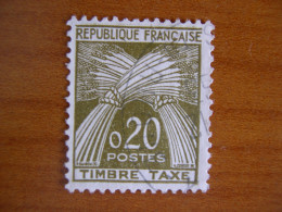 France  Taxe 92 Obl - 1960-.... Usados