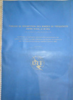 TRES RARE - CARTES Reliées, De L'Union Internationale Des Télécommunications (UIT) 1966 - Libros Y Esbozos