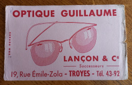 Buvard - Optique Guillaume, Lançon & Cie Successeurs, 19, Rue Emile Zola à Troyes - Lunettes - O