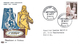 FRANCE 1954 - YT 972 - Métiers D'Art - Porcelaine Et Cristaux - 09.05.1954 - 1950-1959