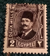 Egypt 1927,  Fuad Stampe Yv 121 , Error . Shifted Printing Upward. - Usados