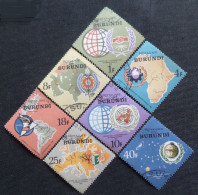 Burundi 1965 International Co-operation Year  Stampworld N°  197 à 203 Série Complète - Used Stamps