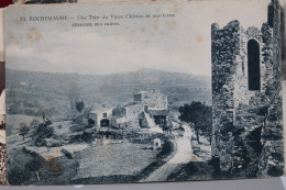 ROCHEMAURE    -     VIEUX  CHATEAU  ET  FERME         -          1914 - Rochemaure