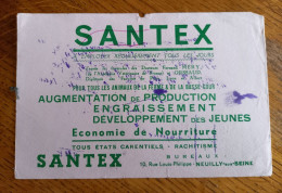 Buvard - Agriculture - Santex à Neuilly Sur Seine Pour Les Animaux De La Ferme & Basse Cour, Augmentation Production - Farm