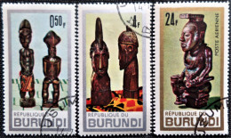 Burundi 1967 Art Africain  Stampworld N°  339_347_343 - Oblitérés