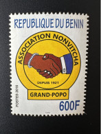 Bénin 2016 Mi. A1673 600F Association Nonvitcha Grand-Popo Depuis 1921 1 Timbre MNH** - Bénin – Dahomey (1960-...)