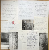 Jean BAZAINE – Peinture - Ensemble Lettre Autographe Signée (6) & Photos (3) - Schilders & Beeldhouwers