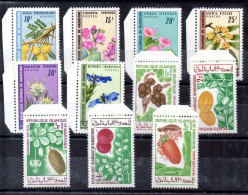 Mauritania Series Nº Yvert 241/45 +208/13  ** (Nº Yvert 208 Pequeño Punto Del Tiempo) FRUTAS (FRUITS) - Mauritanie (1960-...)