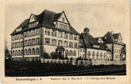 CPA AK Emmendingen Kaserne Des 2 Ers.-Batl, Markgrafen-Schule GERMANY (891328) - Emmendingen