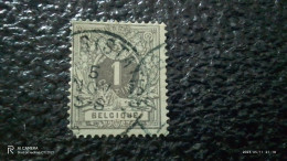 BELÇİKA-1860-1880         1C                USED - 1866-1867 Blasón