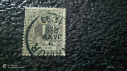 BELÇİKA-1860-1880         1C                USED - 1866-1867 Petit Lion