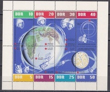 DDR 1962 - Mi.Nr. 926 - 933 Kleinbogen - Postfrisch MNH - Rechts Nicht Durchgezähnt - 1950-1970