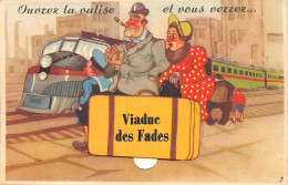 23-P-MAS-2584 : CARTE SOUVENIR AVEC TIRETTE DE 10 VUES. VIADUC DES FADES - Saint Gervais D'Auvergne