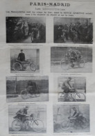 Paris Madrid En Motocyclette  1903 - Moto