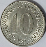 Yugoslavia - 10 Dinara 1987, KM# 89 (#2435) - Yougoslavie