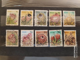 1977 South Africa Flowers (F4) - Used Stamps