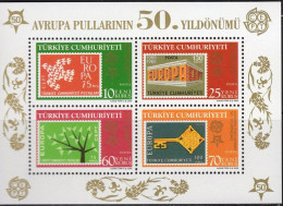 Türkey 2005 - Historische Ausgaben 50 Jahre Europa-Marken Aus Der Katalog:  Türkei Block 59 A ** (€10,-) - Nuevos