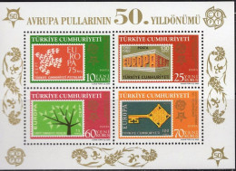 Türkey 2005 - Historische Ausgaben 50 Jahre Europa-Marken Aus Der Katalog:  Türkei Block 59 A ** (€10,-) - Neufs