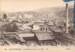 FRANCE - 42 - Saint Etienne - Les Mines De La Loire Et La Ville - Carte Postale Ancienne - Saint Etienne