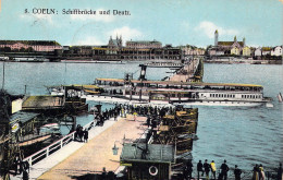 ALLEMAGNE - Coeln - Schiffbrücke Und Deutz - Carte Postale Ancienne - Köln