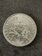 2 FRANCS SEMEUSE ARGENT 1915 FRANCE / SILVER - 2 Francs