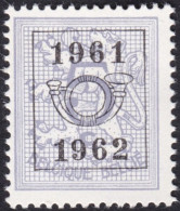 BELGIQUE, 1961-62, PRE714 ** - Typo Precancels 1951-80 (Figure On Lion)