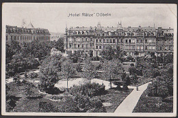 Döbeln Hotel Rätze Besitzer Karl Hofmann Karte Von 3.8.38 - Döbeln