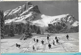 GLARIS  SOUS LA NEIGE Abfahrt Von Braunwald-Alp N°11790/2 EN 1960 - Braunwald