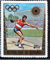 Burundi  1972 Airmail - Olympic Games - Munich, Germany  Stampworld N° 875 - Posta Aerea