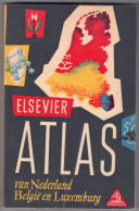 Elsevier Atlas Van Nederland, Belgïe En Luxemburg (1960) - Encyclopedieën