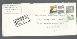 58198) Canada Registered Vancouver Sub 68  Postmark Cancel 1973 - Registration & Officially Sealed