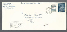 58200) Canada Registered Vancouver  Sub 116 Postmark Cancel 1974 - Recomendados
