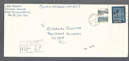 58200) Canada Registered Vancouver  Sub 116 Postmark Cancel 1974 - Registration & Officially Sealed