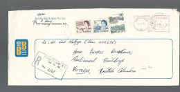 58203) Canada  Registered Vancouver Sub 65 Postmark Cancel 1974 - Recomendados